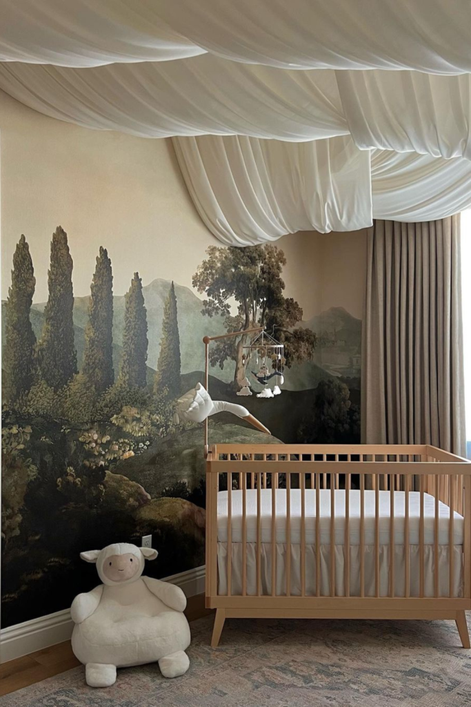 Nursery wallpaper your little ones