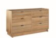 Oak chest of drawers