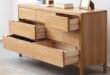 Oak chest of drawers