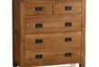 Oak chest of drawers