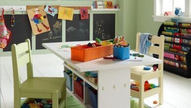 Optimal desk for the childrens room