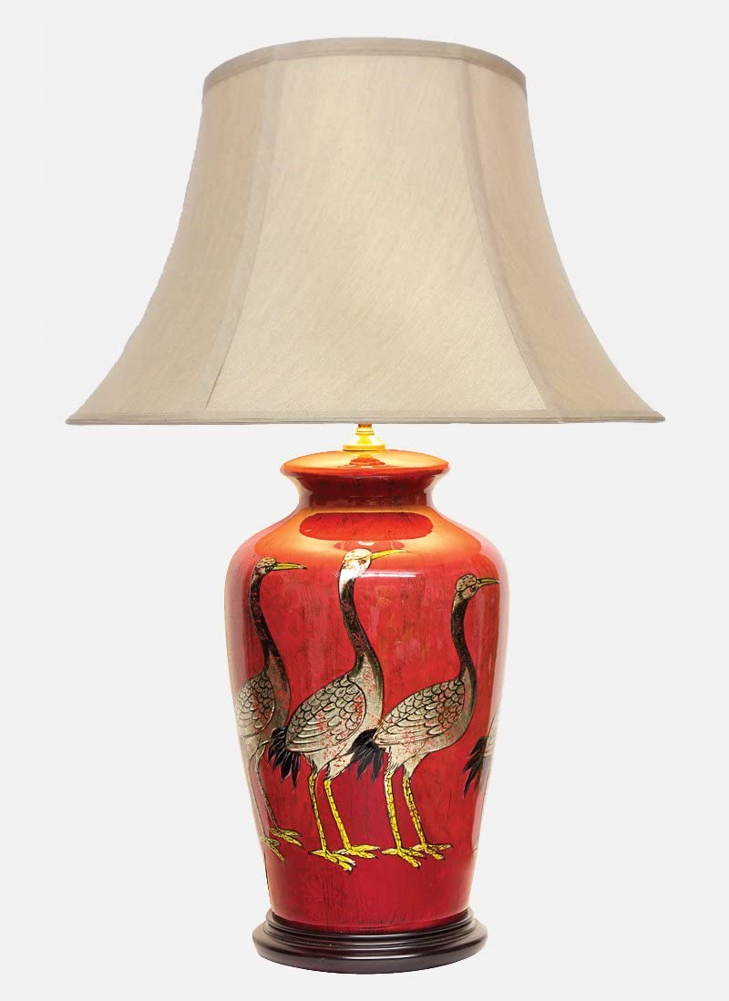 Oriental table lamps draw inspiration from traditional designs