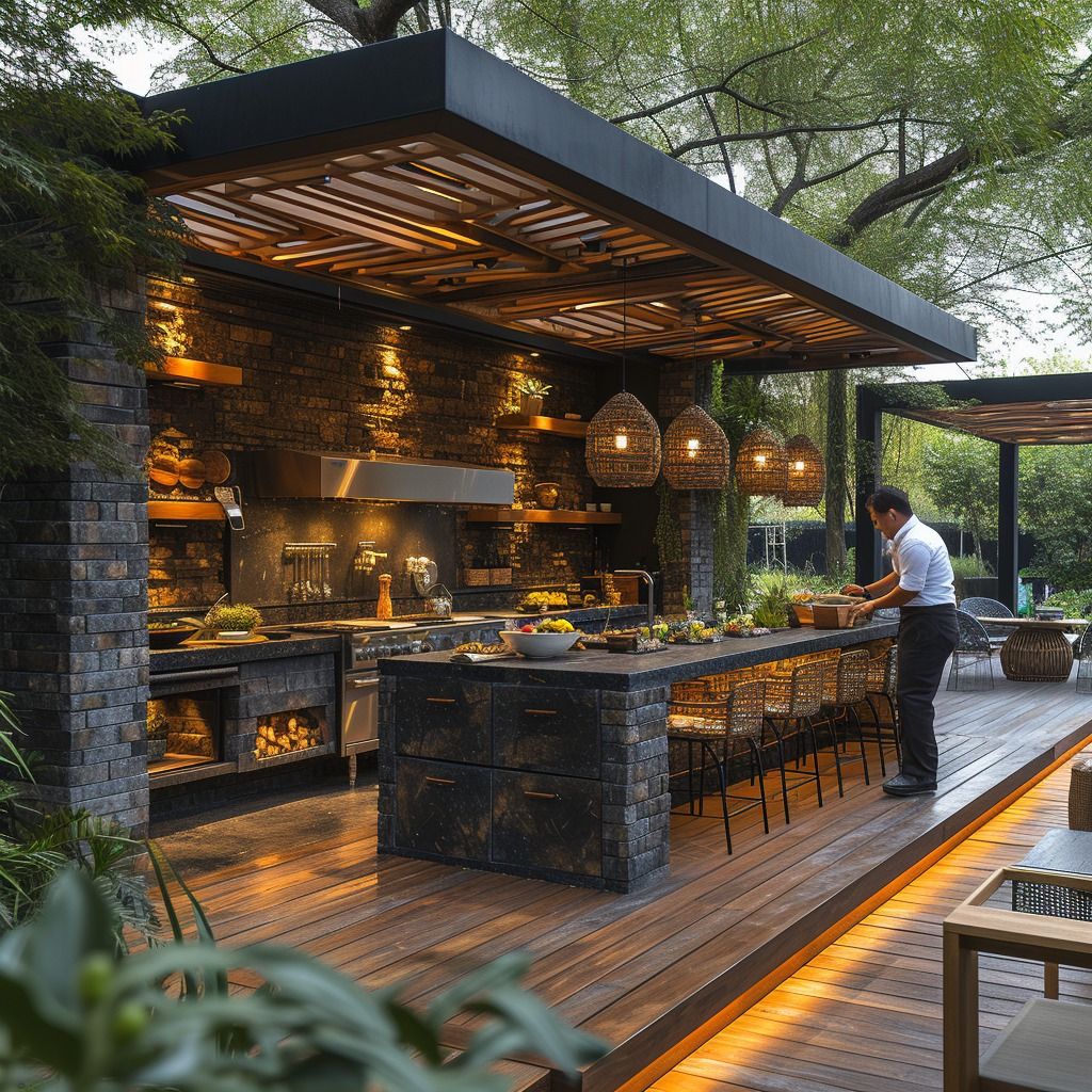 Outdoor Kitchen Designs that Bring the Indoors Out