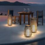 Outdoor courtyard lighting