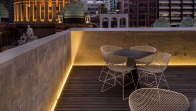 Outdoor lighting for balconies