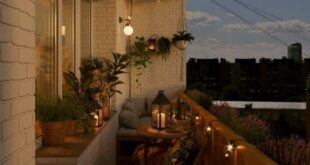 Outdoor lighting for balconies