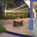 Outdoor lighting for patio