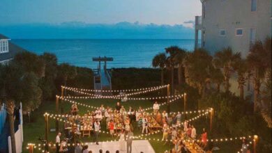 Outdoor lighting for patio
