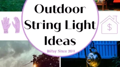 Outdoor lighting for patio