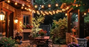 Outdoor lighting for patio