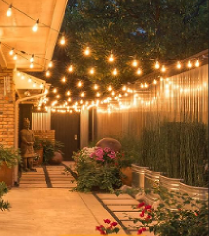 Outdoor lights for parties