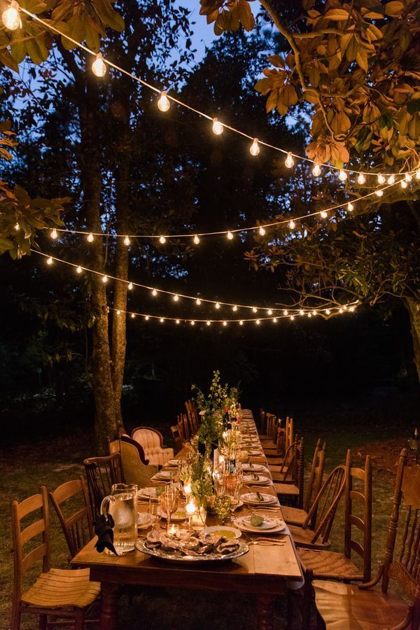 Outdoor lights for parties