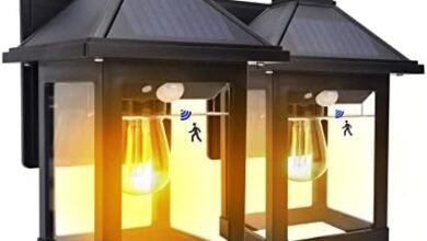 Outdoor security lights