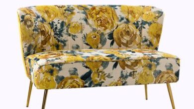 Patterned Loveseat
