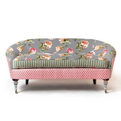 Patterned Loveseat