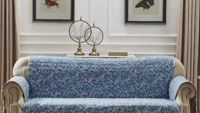 Patterned Loveseat