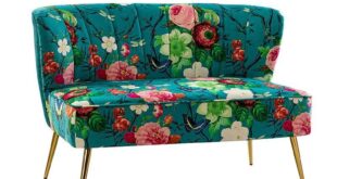 Patterned Loveseat