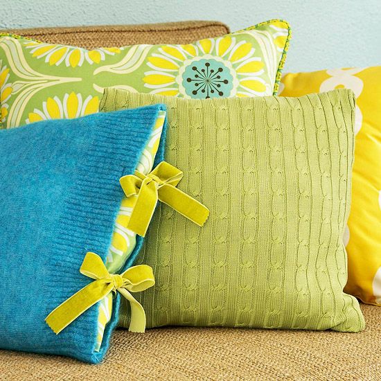 pillows for side seams