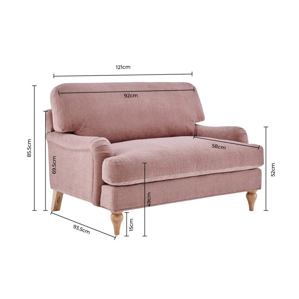 Pink Loveseat