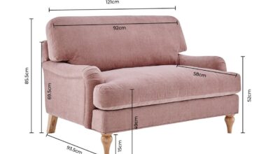 Pink Loveseat