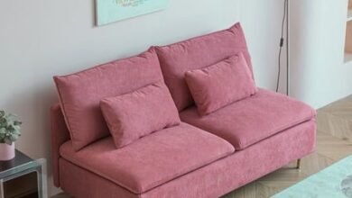 Pink Loveseat