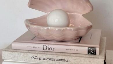 Pink bedside lamps