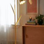 pink floor lamp