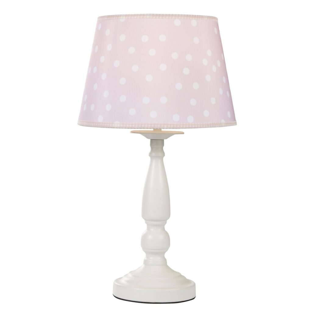 Pink table lamp for children