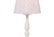 Pink table lamp for children