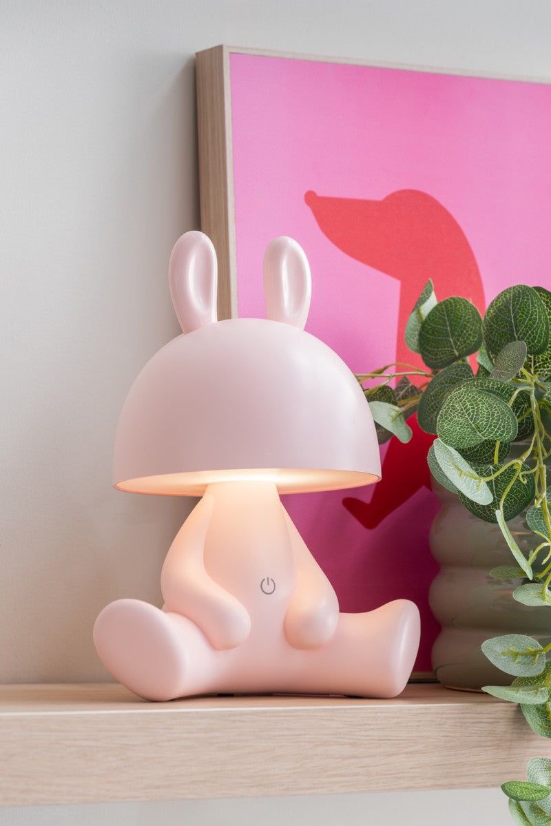 Pink table lamp for children a fun addition to any bedroom