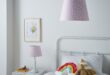 Pink table lamp for children