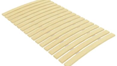 Plate bed slats