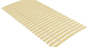 Plate bed slats