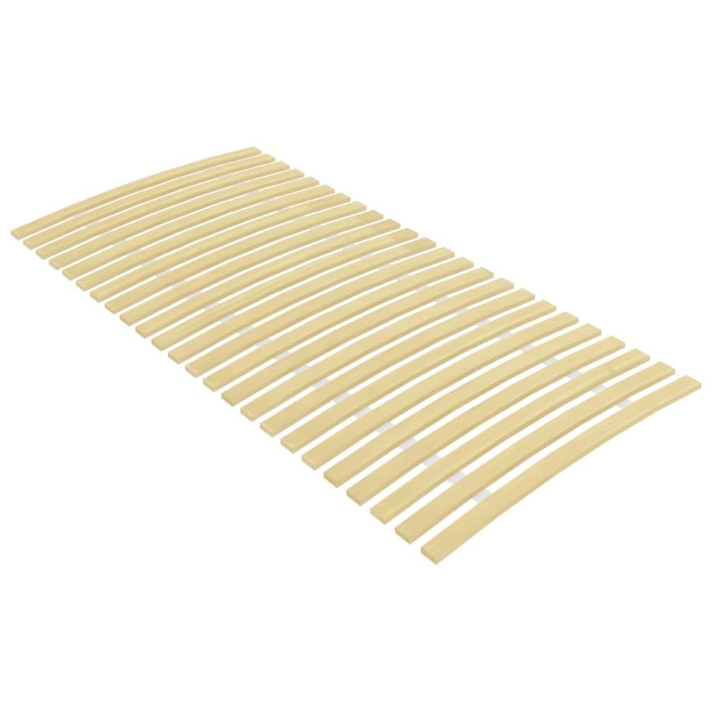 Plate bed slats