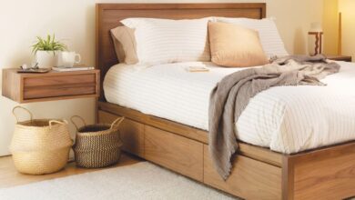 Platform Bed Frame With Storage