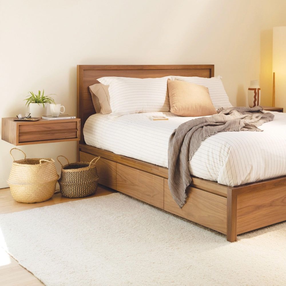 Platform Bed Frame With Storage