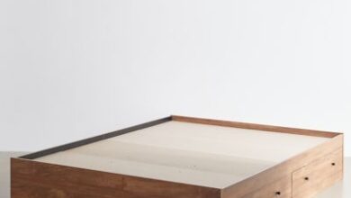 Platform Bed Frame With Storage