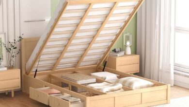 Platform Bed Frame With Storage