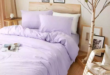 purple beds