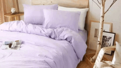 purple beds