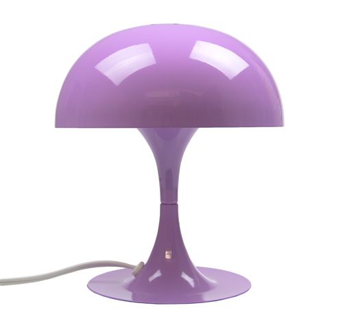 Purple table lamp