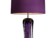 Purple table lamp