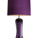 Purple table lamp