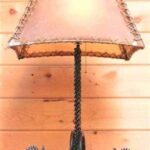 Rawhide work floor lamp