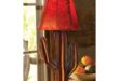 Rawhide work floor lamp