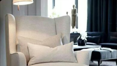 Reading Chair With Ottoman