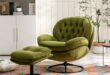 Reading Chair With Ottoman