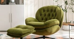 Reading Chair With Ottoman