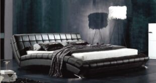 Real leather beds