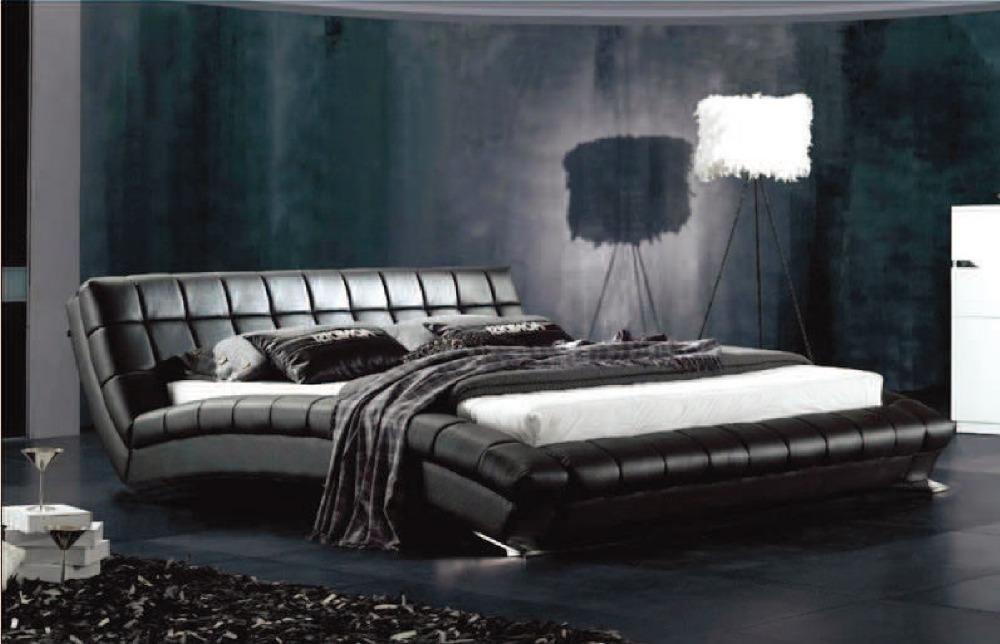 Real leather beds